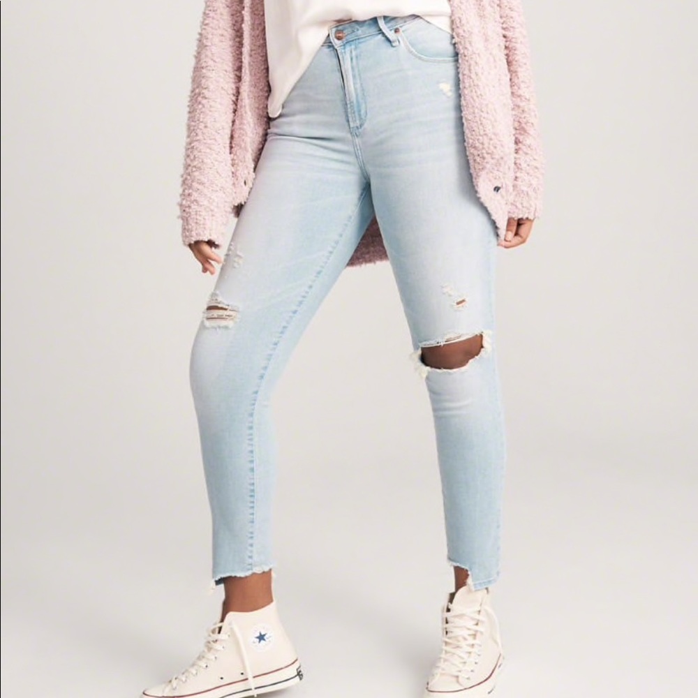 Abercrombie skinny ankle jeans